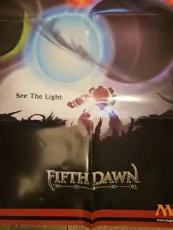 Magic The Gathering Fifth Dawn Promo Advertising Poster 22 x 28 Unused MTG - Image 2