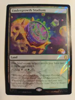 Undergrowth Stadium (Surge Foil) Rare MTG Ninja Turtles Commander - Image 1