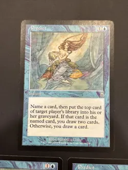 3x Predict Odyssey NM UP Blue Uncommon Mtg Magic - Image 2