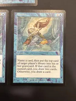 3x Predict Odyssey NM UP Blue Uncommon Mtg Magic - Image 4