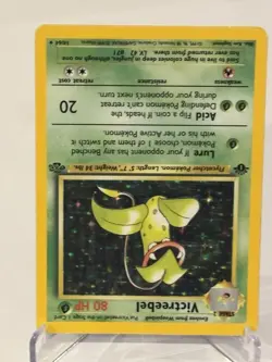 Pokemon TCG Victreebel Holo Rare Card 14/64 Jungle 1st Edition LP - Image 2