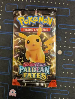 Pokemon TCG Scarlet & Violet: Paldean Fates Booster Pack NEW SEALED x1 - Image 1