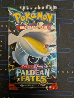 Pokemon TCG Scarlet & Violet: Paldean Fates Booster Pack NEW SEALED x1 - Image 2