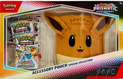 Pokemon Scarlet & Violet Prismatic Evolutions Accessory Pouch Special Collection - Image 1