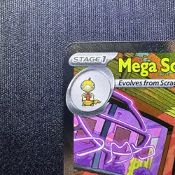 Mega Scrafty EX - Special Illustration Rare 285/217 Ascended Heroes Pokemon TCG - Image 2