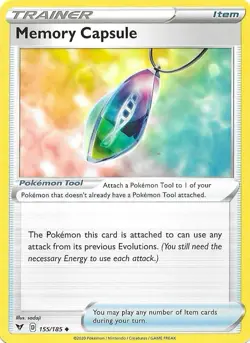 Pokemon - Memory Capsule - 155/185 - Vivid Voltage - NM/M - Image 1