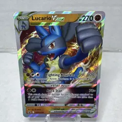 Pokemon TCG Lucario VSTAR SWSH214 Sword & Shield Holo Promo - Image 1