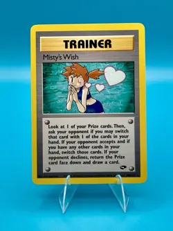 Pokemon TCG 1999-2000 Misty's Wish 108/132 Gym Challenge Rare LP - Image 1