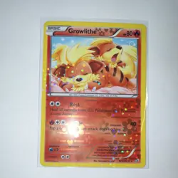 Pokemon Growlithe Holo RC4/RC25 Legendary Treasures 80HP English - Image 1