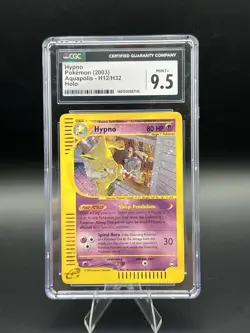 2003 Pokemon Aquapolis Holo Hypno #H12/H32 CGC 9.5 MINT+ Vintage POP 4 - Image 1