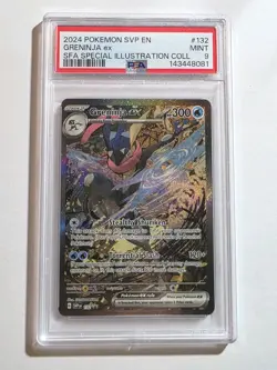 PSA 9 Greninja Ex Special SVP 132 2024 Pokemon Svp En-Sv Black Star Promo - Image 1