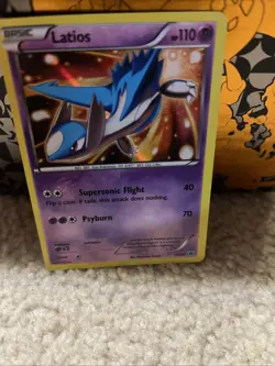 Pokemon TCG Latios 30/30 XY Latias & Latios Trainer Kit Holo Rare Card - Image 1