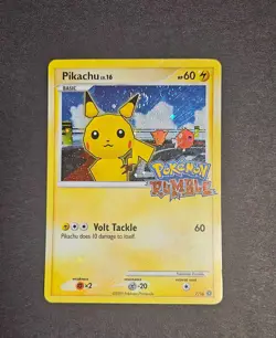 Pokemon Pikachu Electric Rumble Holo 7/16 60HP Volt Tackle - Image 1