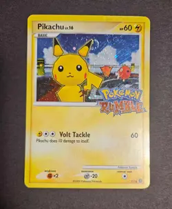 Pokemon Pikachu Electric Rumble Holo 7/16 60HP Volt Tackle - Image 4