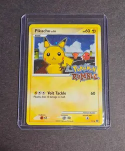 Pokemon Pikachu Electric Rumble Holo 7/16 60HP Volt Tackle - Image 5