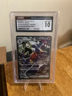 2025 POKEMON DESTINED RIVALS #232 GARCHOMP SIR HOLO CGC 10 - Image 1