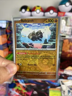Relicanth Rare Reverse Holo Pokemon TCG Temporal Forces 84/162 - Image 1
