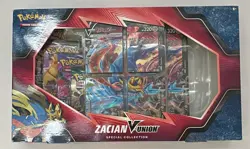 Pokemon TCG Zacian V-Union Collection Box Factory Sealed Evolving Skies - Image 1