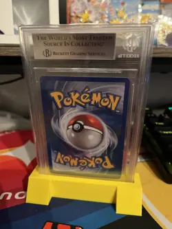 Pokemon TCG 2003 Zapdos HOLO RARE #H32/H32 Aquapolis BGS 9 MINT (Stand included) - Image 2