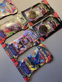 Lot of 6 Pokemon TCG Mega Evolution Phantasmal Flames Booster Packs Blisters New - Image 3