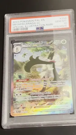 Meowscarada ex 256/193 PSA 10 2023 Pokemon SV Paldea Evolved - Image 2
