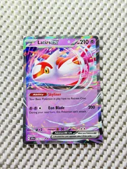Latias ex 076/191 Holo Pokemon Sv08: Surging Sparks English Near Mint #6 - Image 3