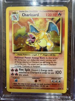 Charizard 4/102 Holo Rare CGC 10 Base Set 1999 Wizards Pokemon - Image 4