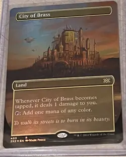City of Brass (Borderless) Double Masters 2022 Foil - Image 1