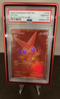 Pokemon Victini 172/086 Black White Rare Gem Mint PSA 10 - Image 1