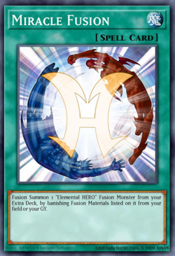 Yugioh! Mega Tins 2025 1x StR Miracle Fusion - Image 1