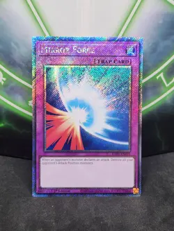 Yugioh Mirror Force RA03-EN093 Platinum Secret Rare 1st Edition NM - Image 1