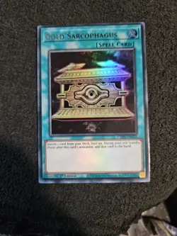 Gold Sarcophagus - CH01-EN032 - Ultra Rare YuGiOh - Image 1