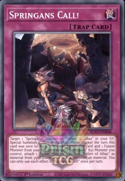 1st Ed Springans Call! BLVO-EN068 Yugioh - Image 1