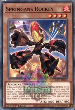 1st Ed Springans Rockey BLVO-EN006 Yugioh - Image 1