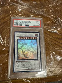 Majestic Red Dragon ABPF-JP040 Japanese Ghost Rare YuGiOh. PSA 9 - Image 3