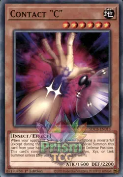 1st Ed Contact "C" SDCB-EN013 Yugioh - Image 1