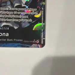 One Piece TCG Perona Alt Art EB03-045 Extra Booster Heroines Edition English NM - Image 5
