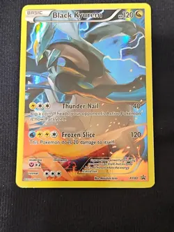 Pokemon Black Kyurem XY80 Holo Black Star Promo Full Art 2015 TCG Card - Image 1