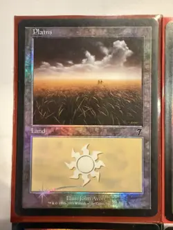 MTG: Set of FOUR Foil Plains Cards 7th Edition, Mercadian Masques -LP - Image 4