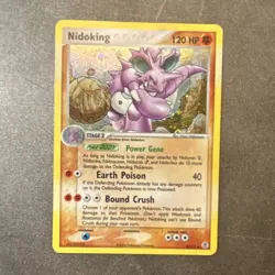 Pokemon Nidoking 8/112 EX FireRed & LeafGreen Holo Rare 120 HP English Card - Image 1