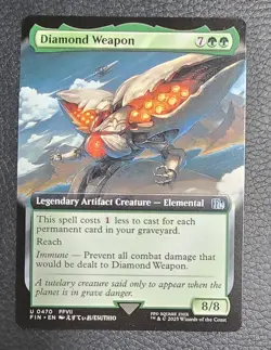 Diamond Weapon (Extended Art) Final Fantasy Regular MTG NM Magic Card - Image 1