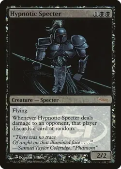 MTG English Hypnotic Specter NM Foil Promos: Magic Player Rewards - Image 1