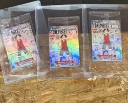 (SEALED) One Piece Monkey.D.Luffy College Basketball US Voyage Promo Card - Image 1