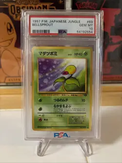 Bellsproutjapanese Jungle No.069 PSA 10 Pop 44 Vintage Pokemon Card - Image 1