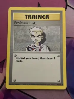 PROFESSOR OAK - 88/102 - Base Set - Pokemon Card - HP - Image 1