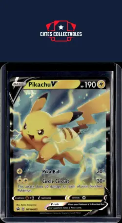 SWSH: Sword & Shield Promo Cards #SWSH063 Pikachu V - Image 1