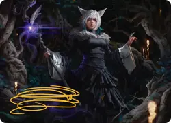 Y'shtola, Night's Blessed Art Card (21) (Gold-Stamped Signature) FINAL FANTASY A - Image 1