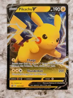 Pikachu V SWSH061 SWSH: Sword & Shield Promo Cards Holo - Image 1