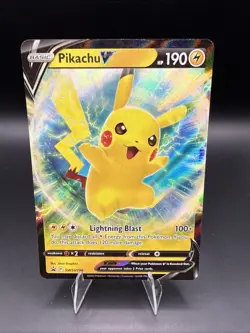 Pikachu V SWSH198 SWSH: Sword & Shield Promo Cards Holo - Image 1