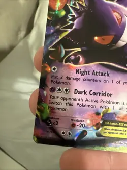 Pokemon Gengar EX TCG Card Phantom Forces Ultra Rare Holo, 34/119 - Image 3